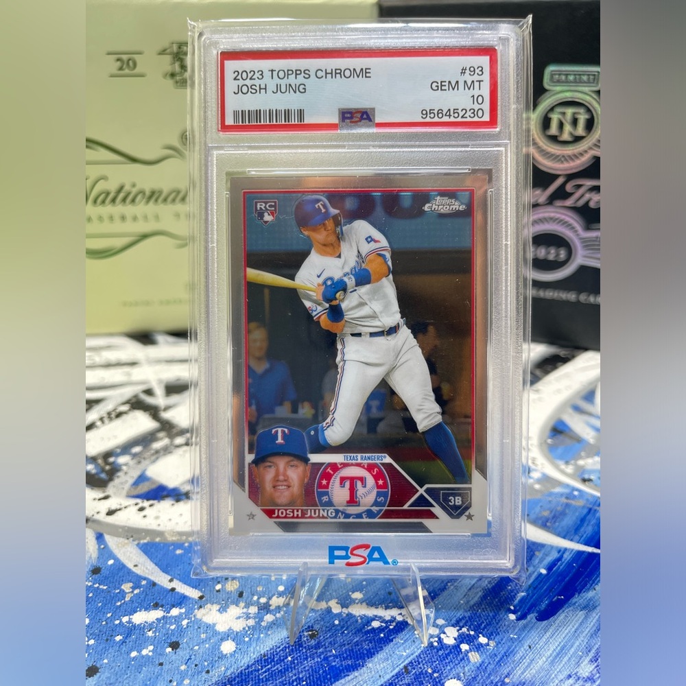2023 Topps Chrome #93 Josh Jung RC - PSA 10